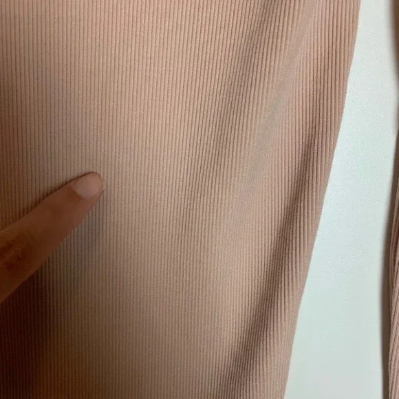 VINCE Ribbed Half-zip Pullover  In Desert Rose Size Small - Picture 14 of 14